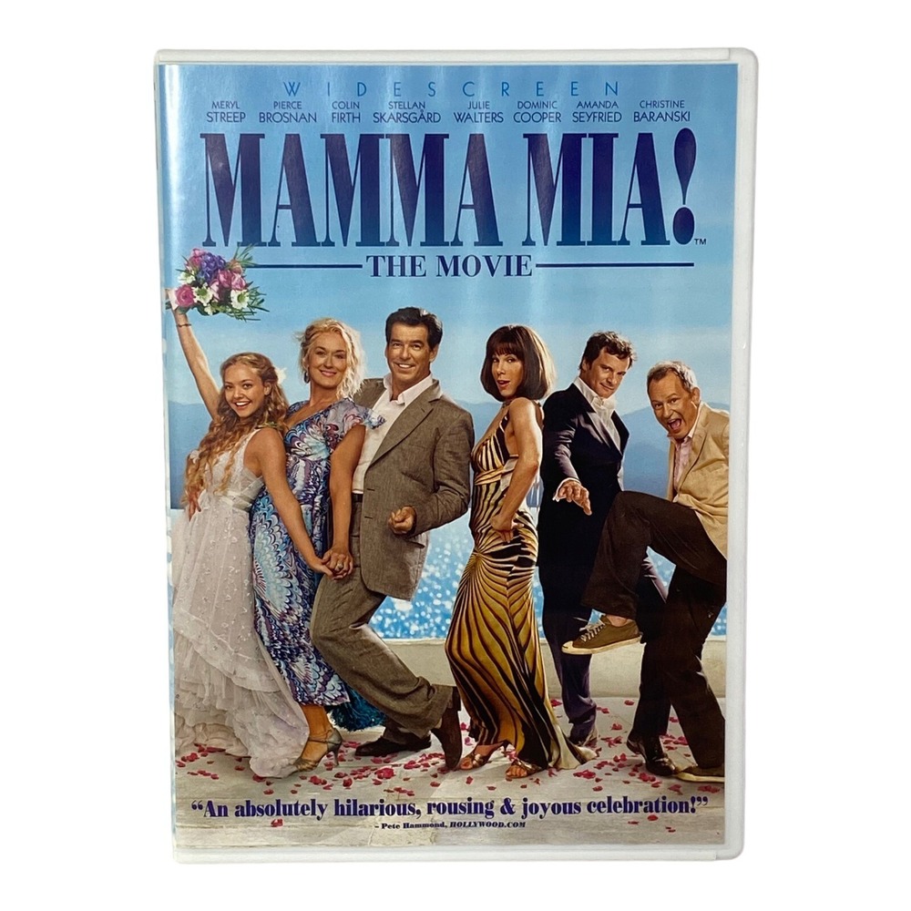 Mamma Mia! (DVD, 2008) Widescreen Musical, Comedy, Meryl Streep, Amanda Seyfried